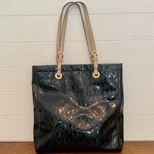 Michael Kors black tote shoulder bag
